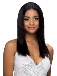 20" Lace Front Straight Human Hair Wigs