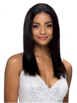 20" Lace Front Straight Human Hair Wigs