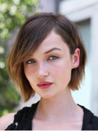 Bobs Blonde 10" Lace Front Human Hair Wig