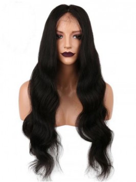 Long Wavy 360 Lace Frontal Wig 24 Inches