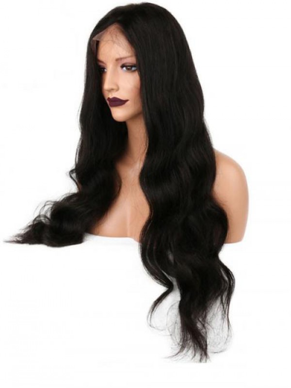 Long Wavy 360 Lace Frontal Wig 24 Inches