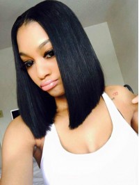 Middle Part Straight Bob 360 Lace Frontal Wig