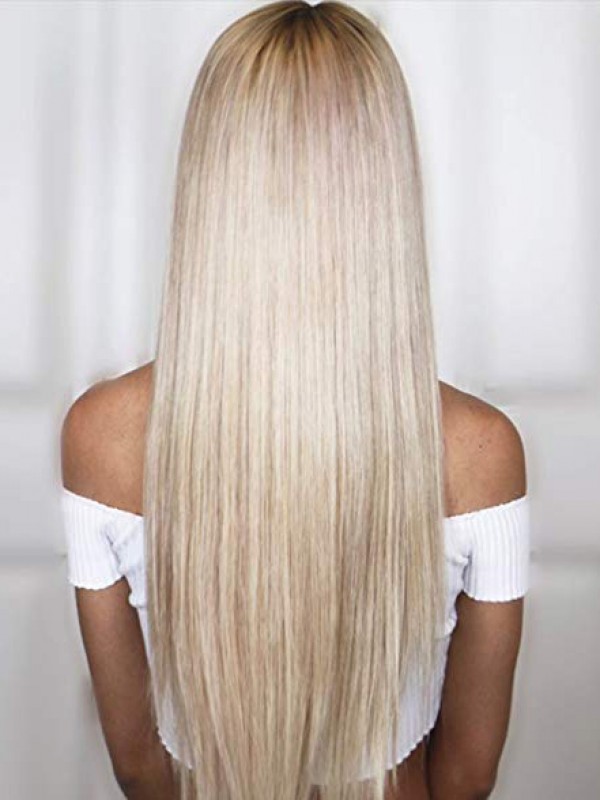 Long Yaki Straight 360 Lace Remy Human Hair Wigs