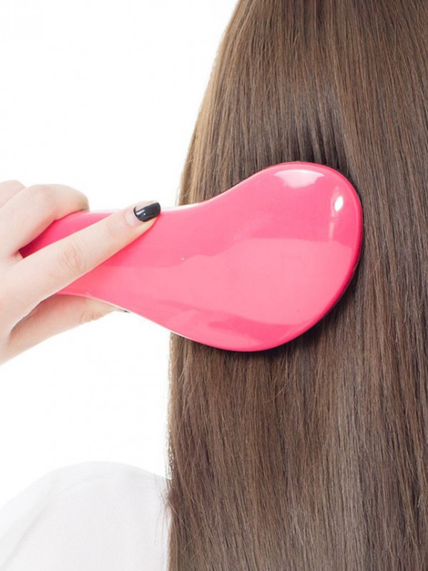 Pink Magic Hair Comb Brush Rainbow Hairbrush Hair Shower Salon Tool