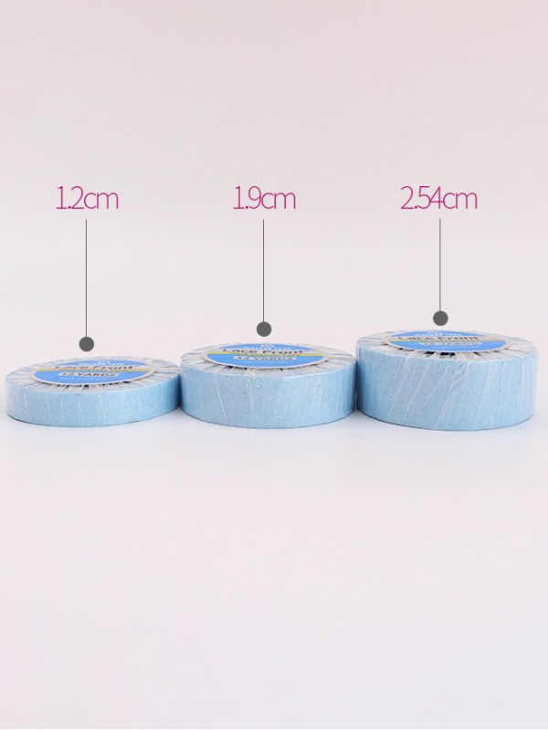 1.27cm * 3yard Lace Front Support Tape Blue Liner Roll For Lace Wig