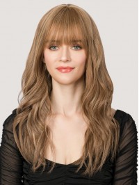 5.5"* 5.5" Mono Top Remy Human Hair Topper With Bangs Lace Front