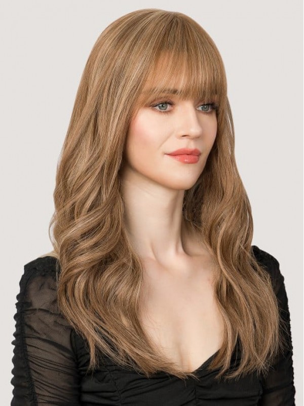 5.5"* 5.5" Mono Top Remy Human Hair Topper With Bangs Lace Front