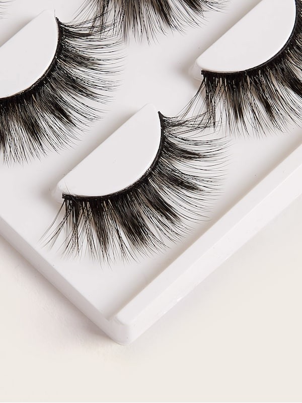 Natural Thick False Eyelashes 3 Pairs