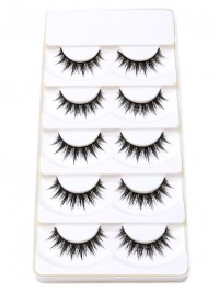 Black Natural Long Thick False Eyelashes