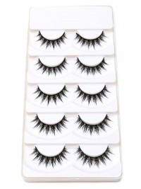 Black Natural Long Thick False Eyelashes