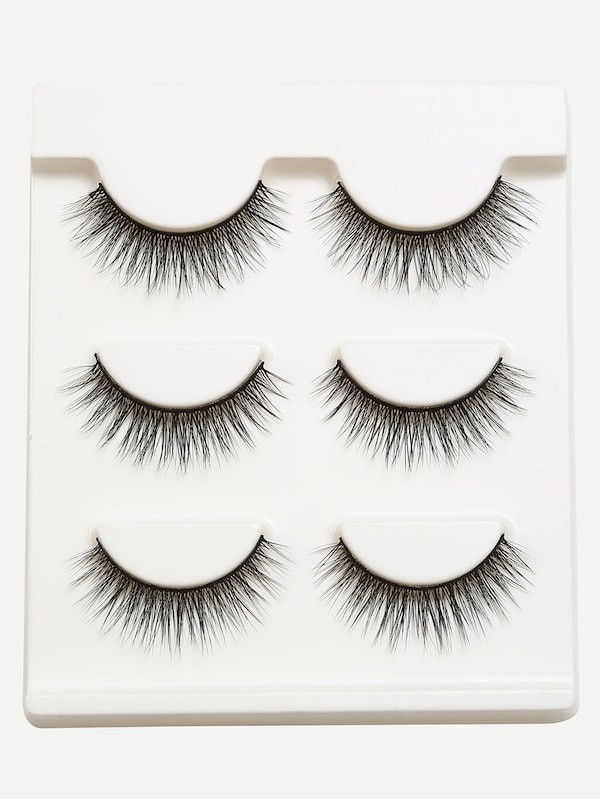 Natural Long Straight False Eyelashes