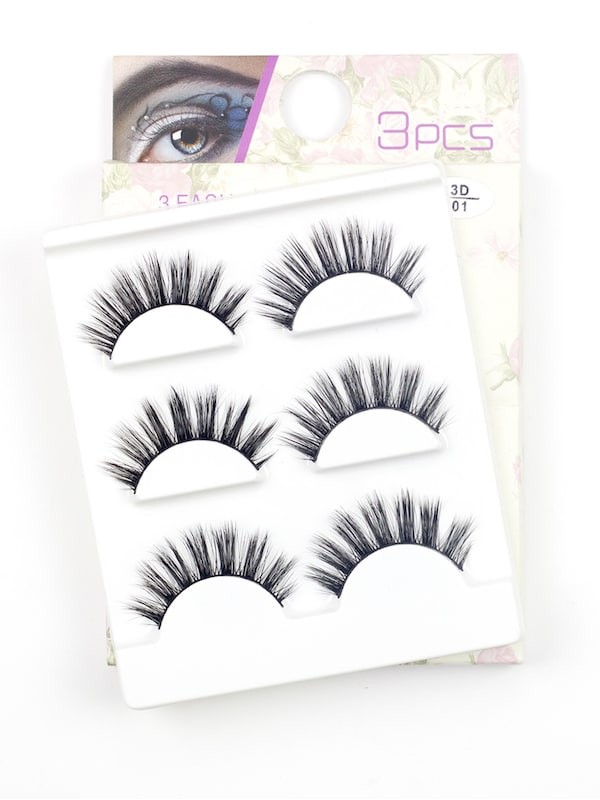 Thick False Eyelash 3 Pairs