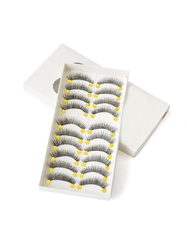 Long False Eyelashes Set