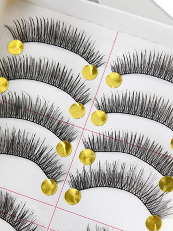 Long False Eyelashes Set