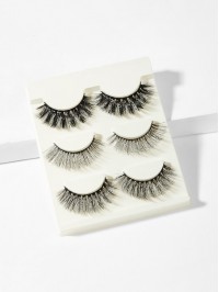 Dense False Eyelashes 3 Pairs