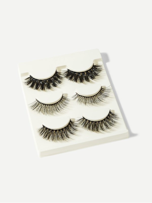 Dense False Eyelashes 3 Pairs