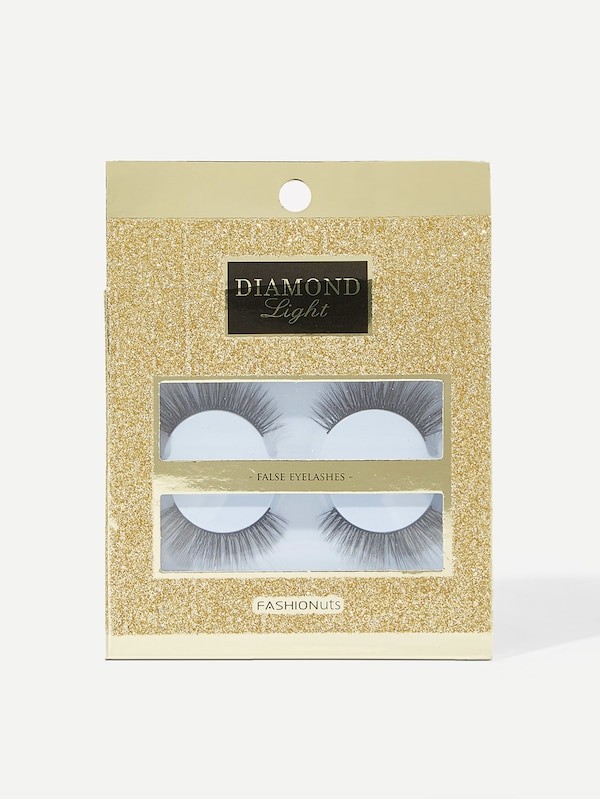 Natural False Eyelashes 2 Pairs