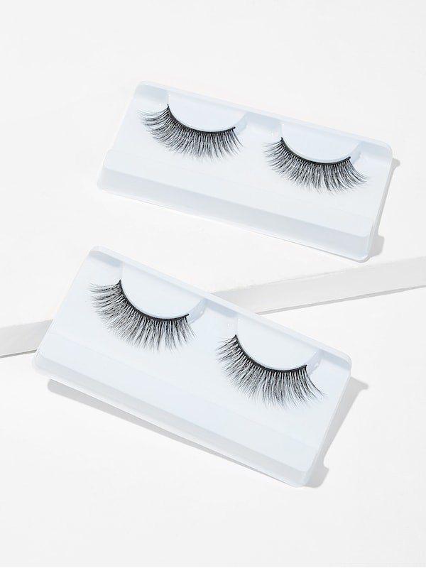 Natural False Eyelashes 2 Pairs