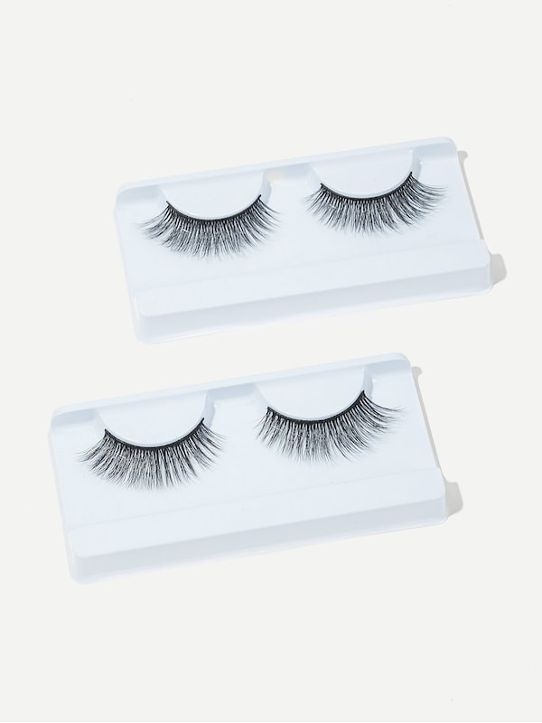 Natural False Eyelashes 2 Pairs