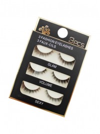 False Eyelashes Set 3 Pair