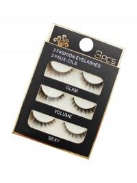 False Eyelashes Set 3 Pair