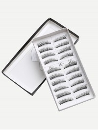 Natural Short Straight False Eyelashes