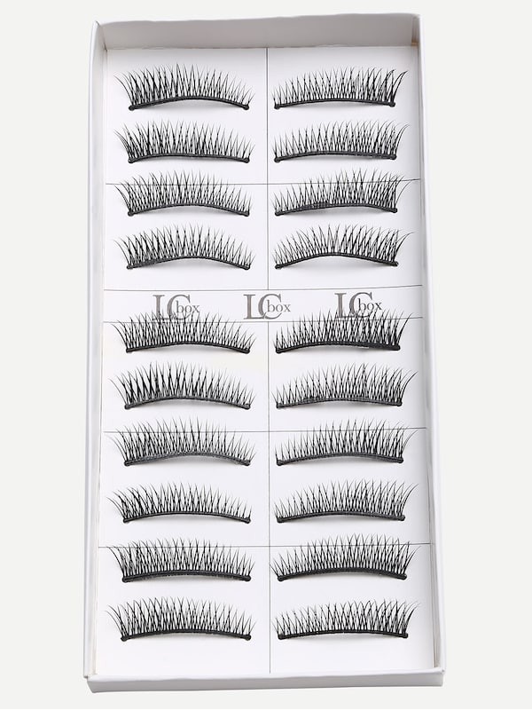 Natural Short Straight False Eyelashes