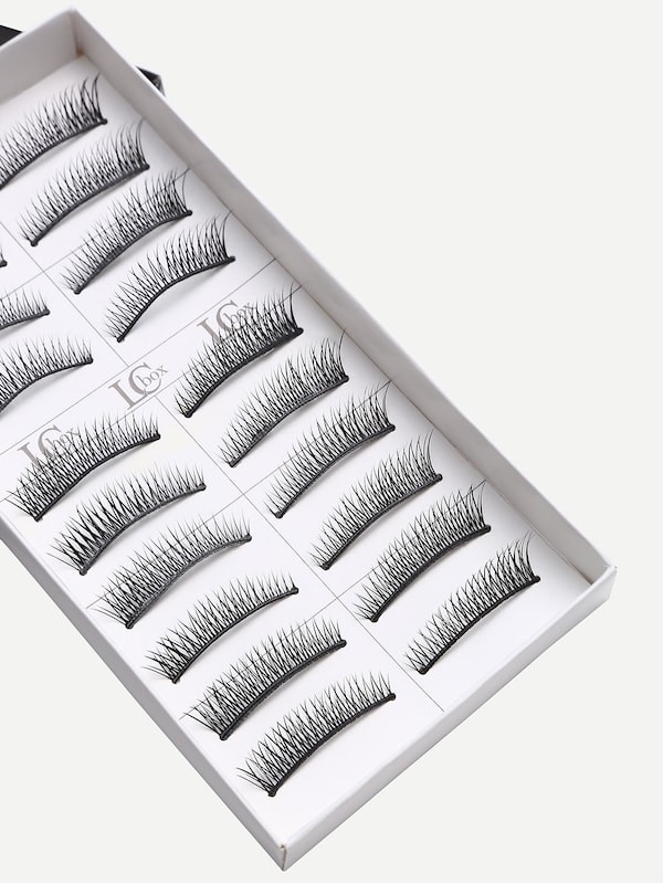 Natural Short Straight False Eyelashes