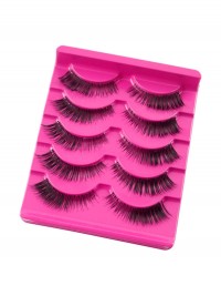 Natural False Eyelashes Set 5 Pair