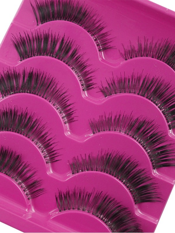 Natural False Eyelashes Set 5 Pair