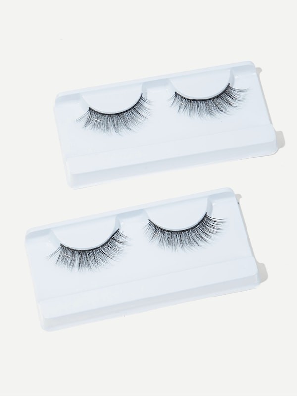 Natural False Eyelashes 2 Pairs