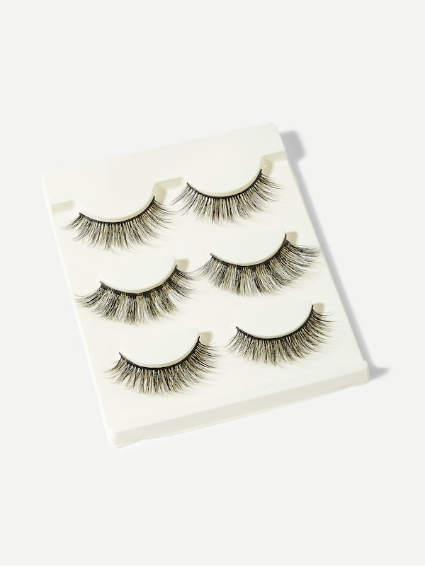 Natural False Eyelashes 3 Pairs