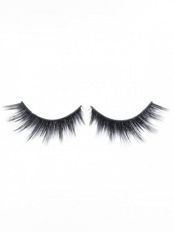 Rhinestones Flare Synthetic Faux Mink False Lashes