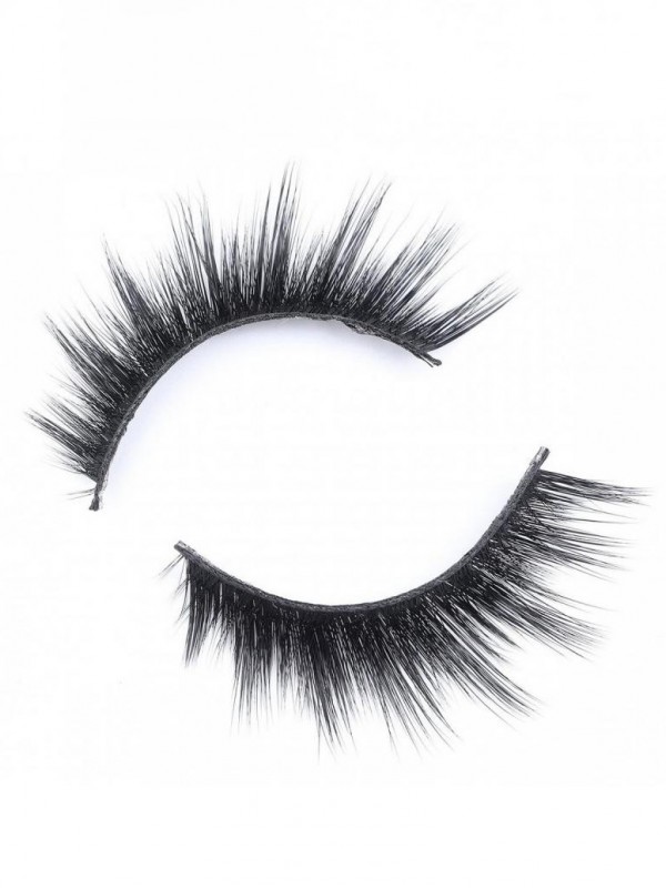 Rhinestones Flare Synthetic Faux Mink False Lashes