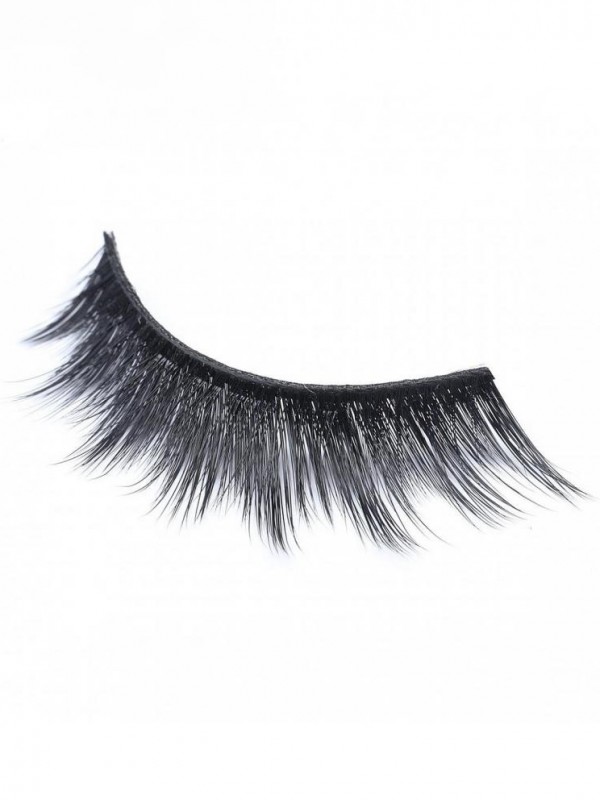 Rhinestones Flare Synthetic Faux Mink False Lashes