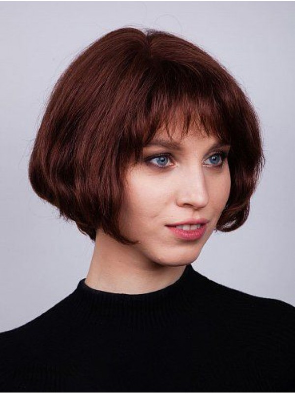 10" Straight Remy Human Hair Lady Bob Wigs Online