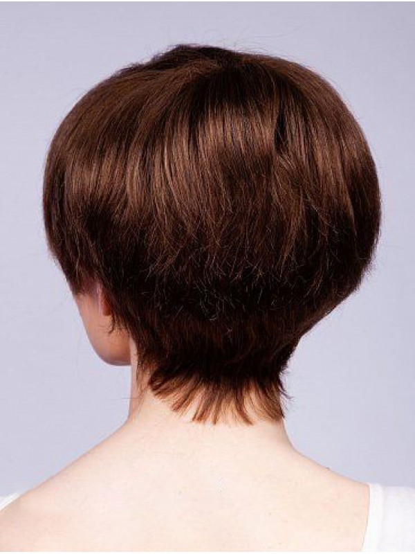 Boycuts Remy Human Hair Capless Straight Short Wigs To Buy