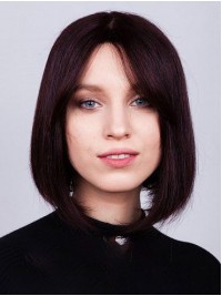 Remy Human Hair Straight Bobs 12" Amazing Lace Front Wigs