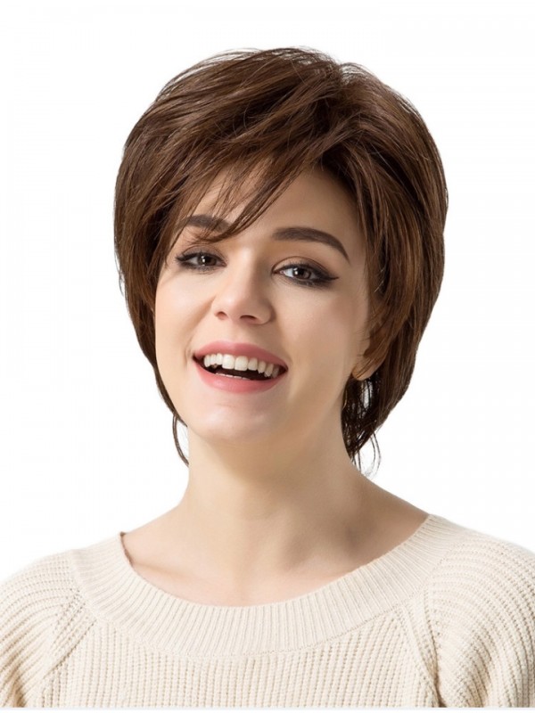 Short Straight Monofilament Remy Human Hair Buy Short Wig
