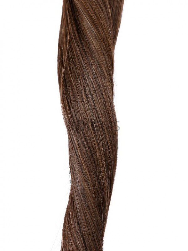 Brown Long Straight Clip In Extension