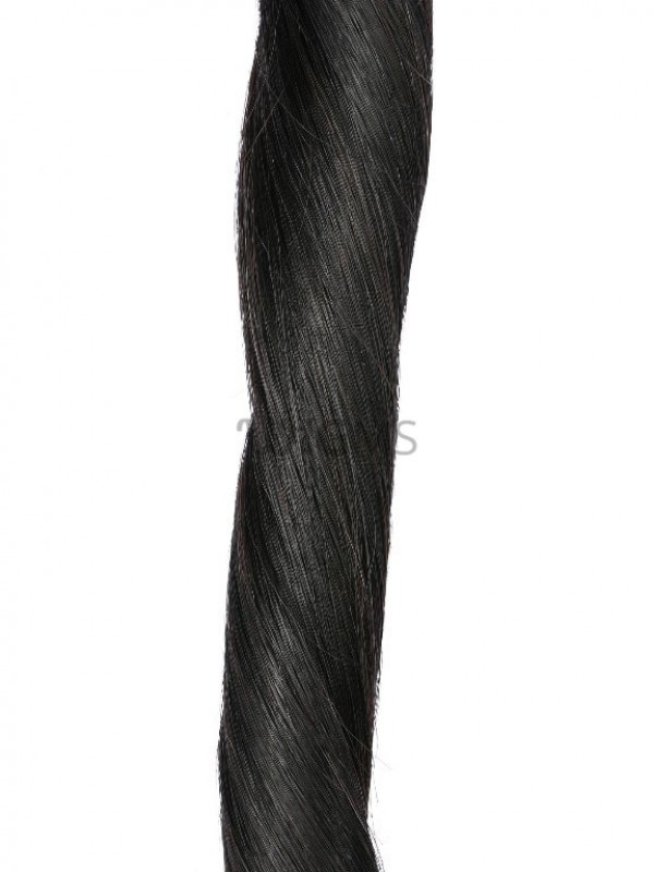 Black Long Straight Clip In Extension