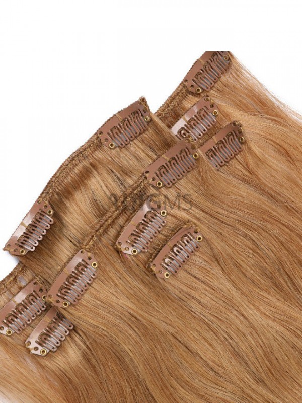 Blonde Long Straight Clip In Extension