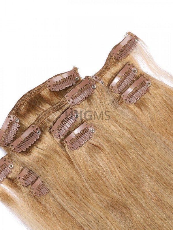 Blonde Long Straight Clip In Extension