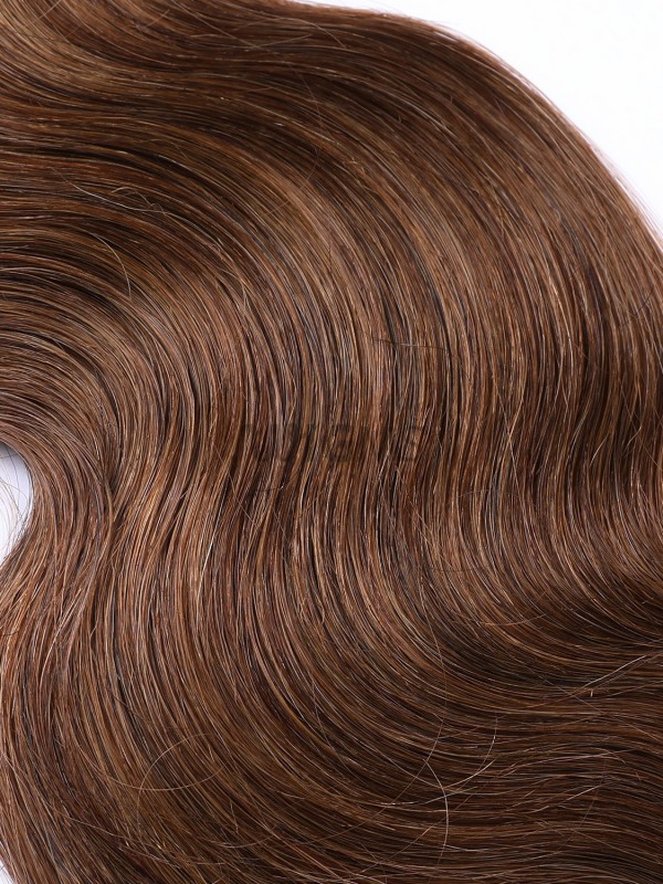 Brown Long Wavy Clip In Extension