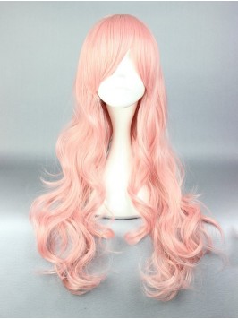 Heather Long Wavy Synthetic Capless Cosplay Wigs W...