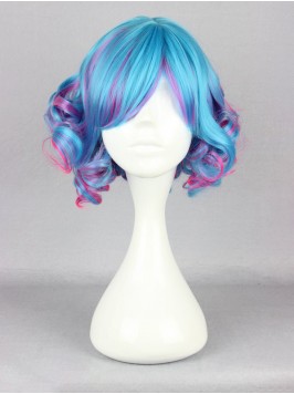 Japanese Lolita Style Mixed Color Blue And Pink Ca...
