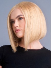 Bob Wig Straight Remy Blonde Human Hair Wigs