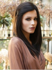 Best Human Hair Wigs 18" Straight 100% Hand-Tied Wigs