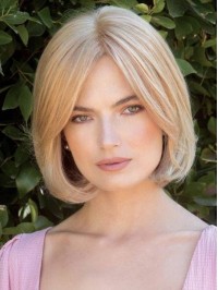 Stylish Wigs 10" Lace Front Blonde Remy Human Hair
