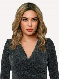 Long Wigs Ombre 100% Remy Human Hair Front Wig